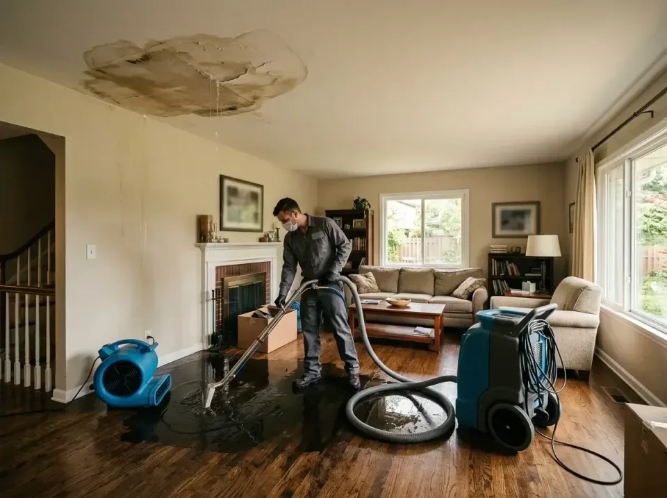 attic-pipe-burst-ceiling-drip-008 — frequently asked questions, Water Damage Restoration & Carpet Care in Parsippany, NJ